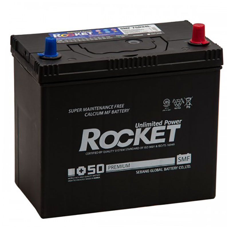 АКБ ROCKET SMF 75B24L 55Ач