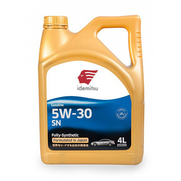 Масло моторное синтетическое IDEMITSU 5W-30 SN, Fully-Synthetic (4л.)